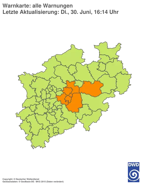 Aktuelle Wetterwarnungen für %region%