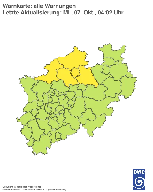Aktuelle Wetterwarnungen für %region%